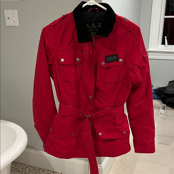 Barbour Women's Vibrant Red Utility Jacket - Picture 1 of 7